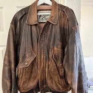 Vintage leather jacket